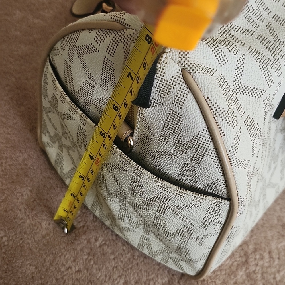 Michael Kors Beige and Brown Satchel - Picture 12 of 12